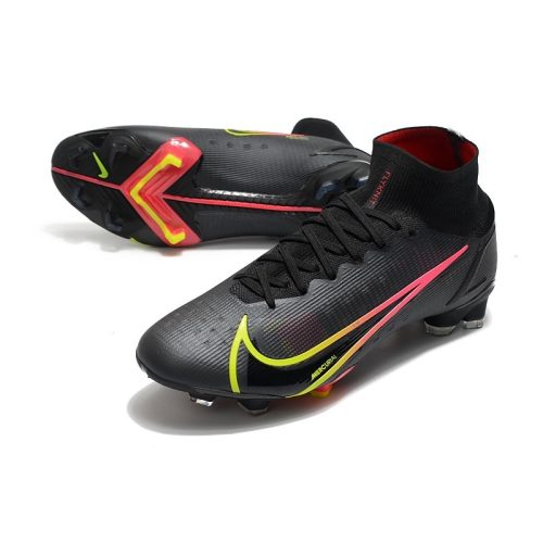 Nike Mercurial Superfly 8 Elite FG Negro x Prisma - Negro Amarillo Rojo_5.jpg